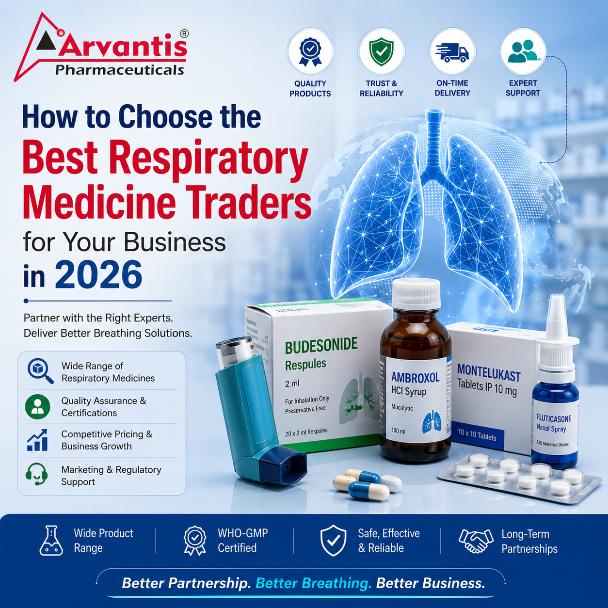 How to Choose the Best Respiratory Medicine Traders for Your Business in 2026