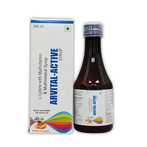 ARVITAL ACTIVE SYP 200ML Manufacturers in New Delhi
