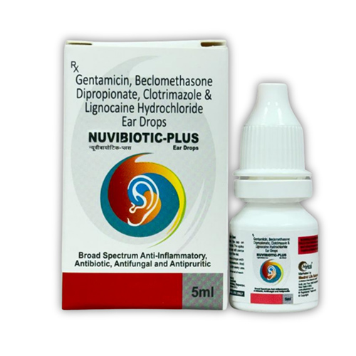 Nuvibiotic Plus Ear Drops Manufacturers in New Delhi
