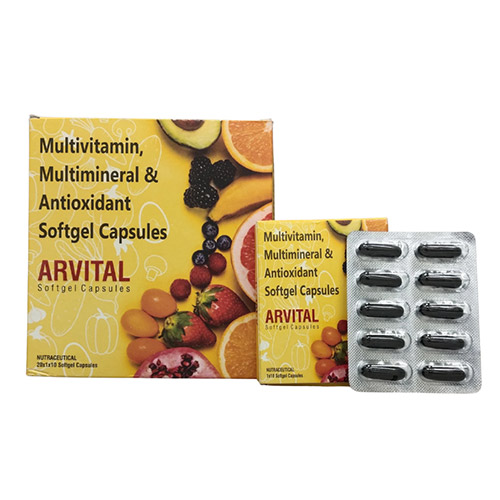 Arvital Softgels Manufacturers in New Delhi